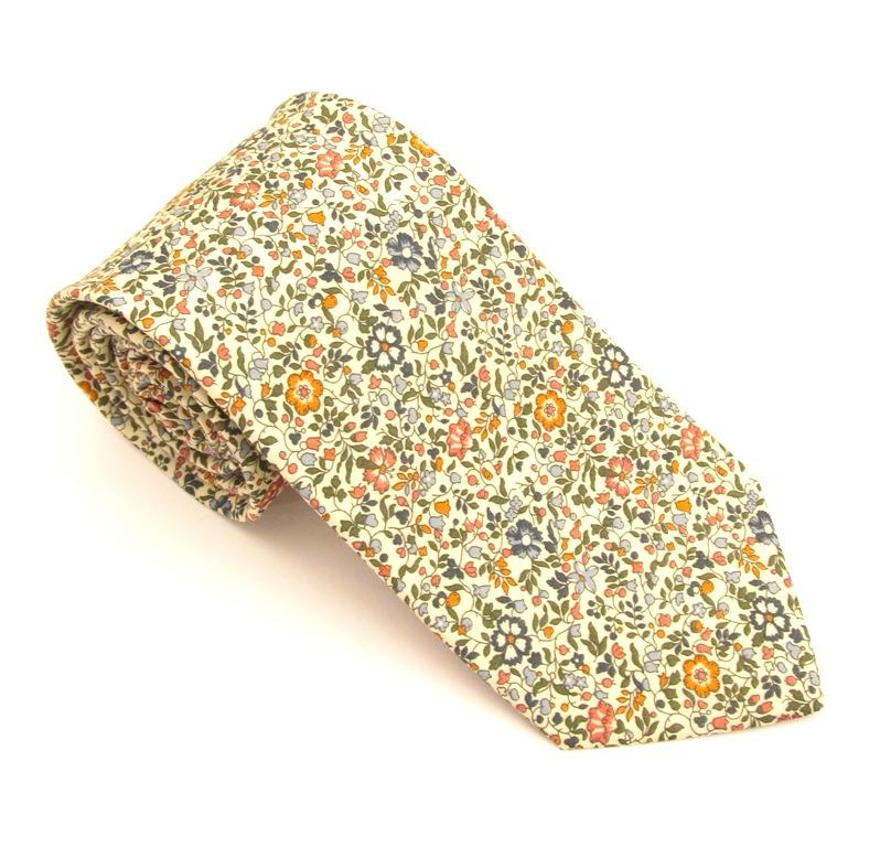 Katie and Millie in green Liberty fabric tie by Van Buck