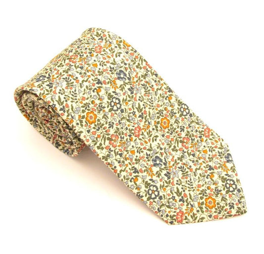 Katie and Millie in green Liberty fabric tie by Van Buck