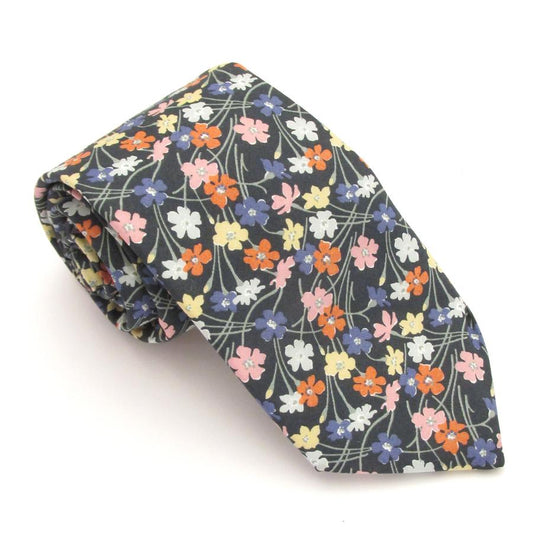 Buttercup Liberty fabric tie by Van Buck
