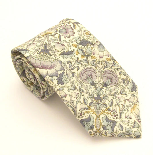 Lodden in Sage Liberty fabric tie by Van Buck