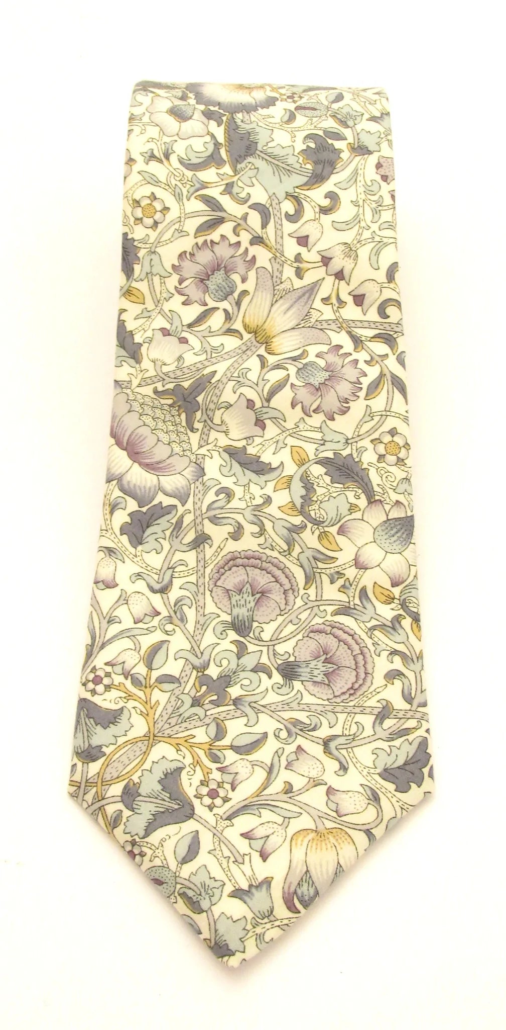 Lodden in Sage Liberty fabric tie by Van Buck