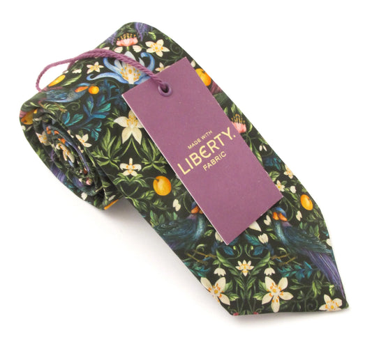 Forbidden Fruit in green Liberty fabric by Van Buck