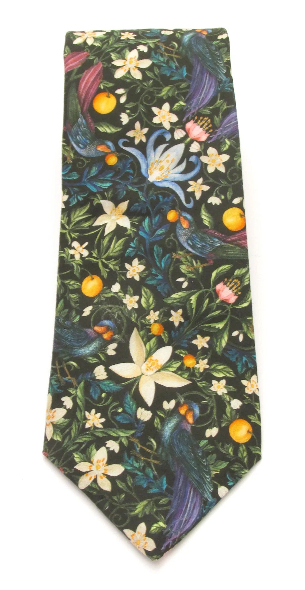 Forbidden Fruit in green Liberty fabric by Van Buck