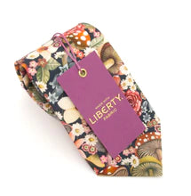 Curious Land in Pink Liberty fabric tie by Van Buck