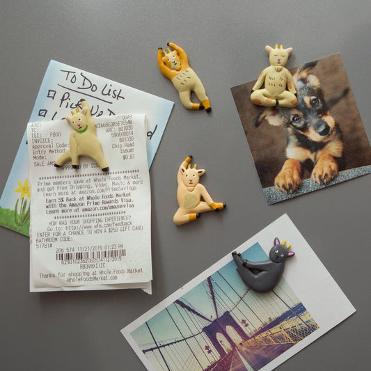 Goat Yoga Magnets by Kikkerland
