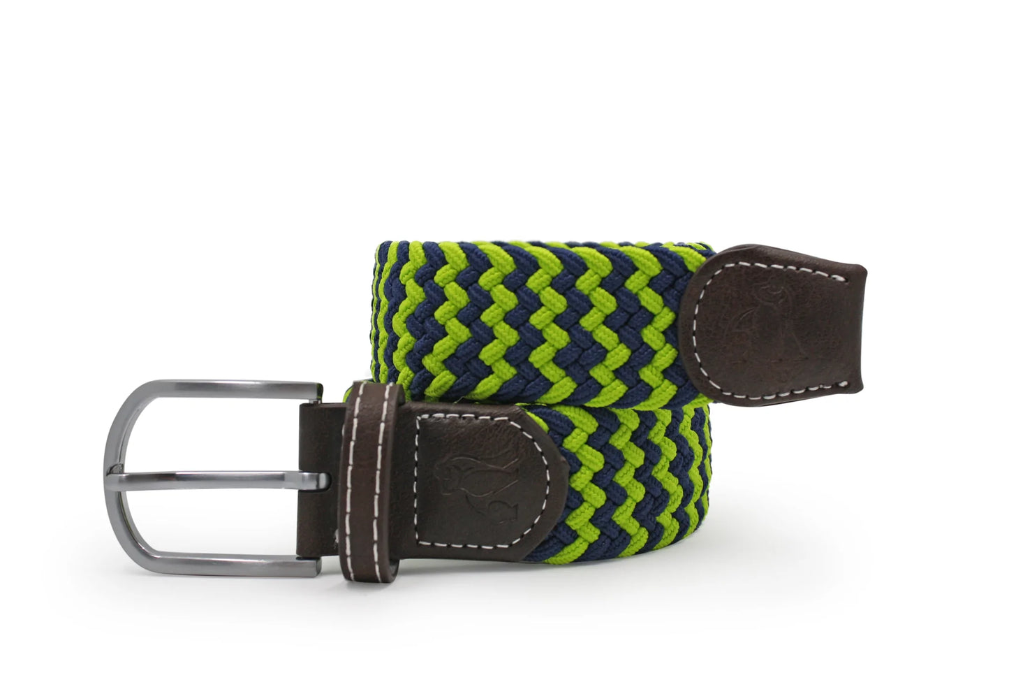 Lime green zigzag belt by Swole Panda