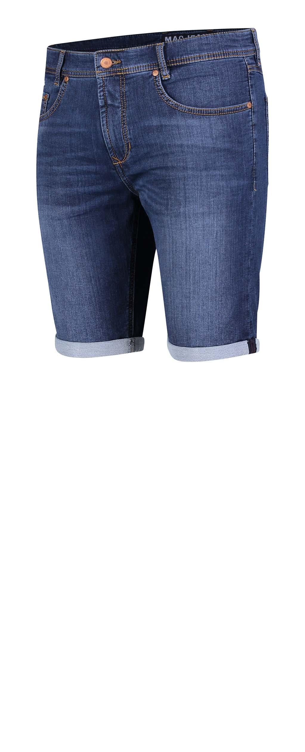 Jog 'n jean bermuda in blue by MAC JEANS