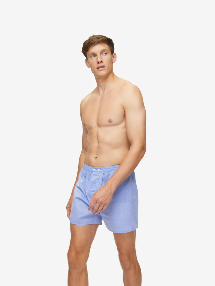 Boxer Short in Amalfi Blue by Derek Rose