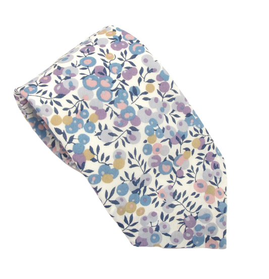 Wiltshire Bud in blue Liberty tie by Van Buck
