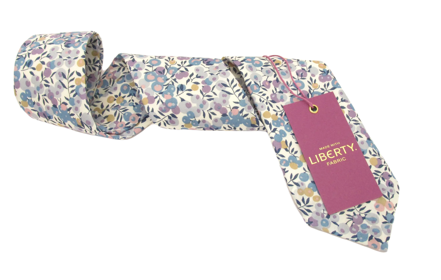 Wiltshire Bud in blue Liberty tie by Van Buck