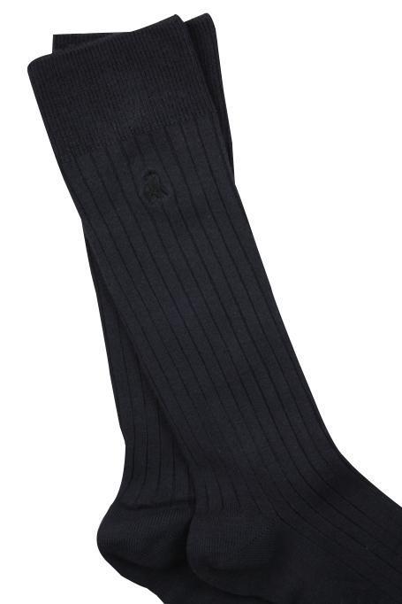 Navy blue bamboo socks by Swole Panda