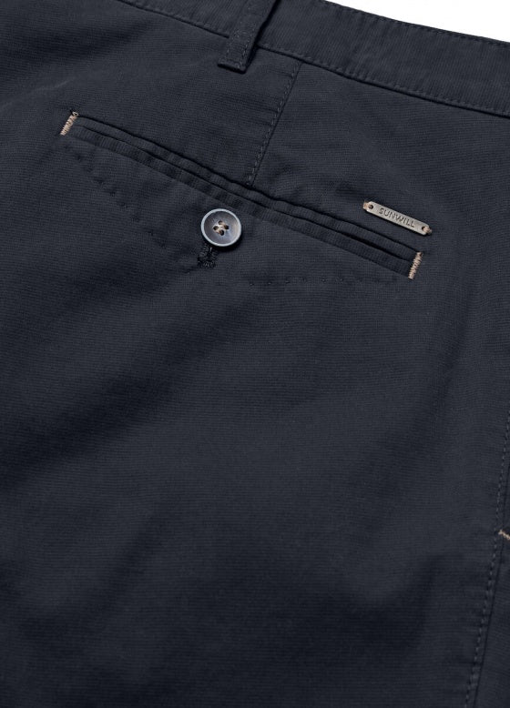 Dark navy stretch chino from Sunwill