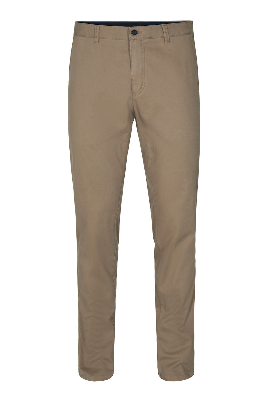 Dark sand stretch chino from Sunwill