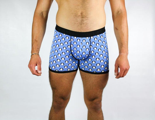 Penguin boxers by Swole Panda