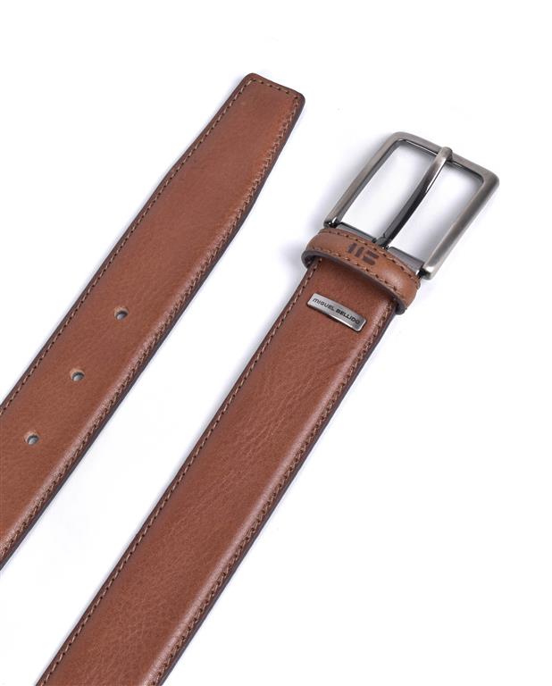 Tan Leather Belt by Miguel Bellido