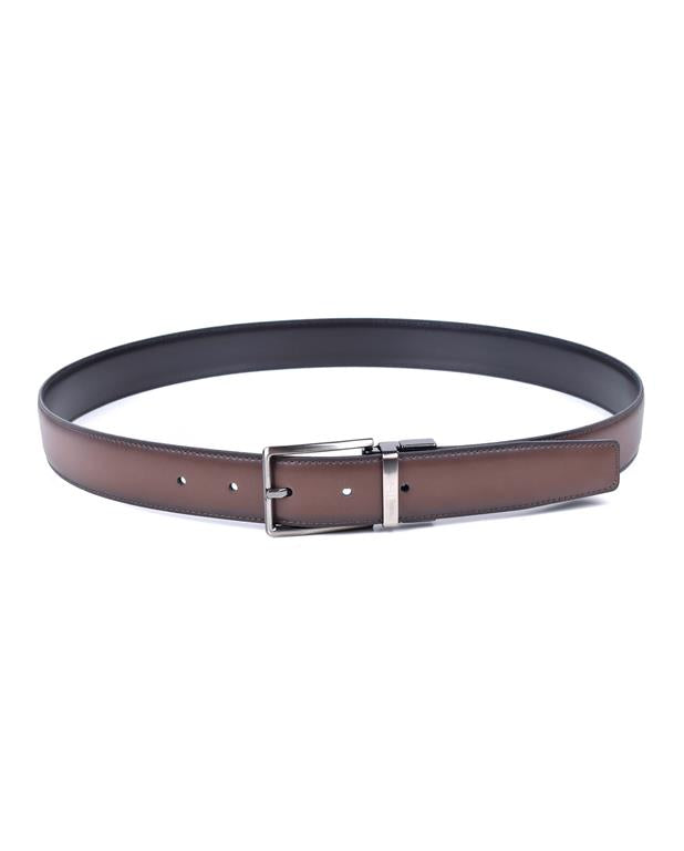 Reversible Belt in Black and Brown by Miguel Bellido