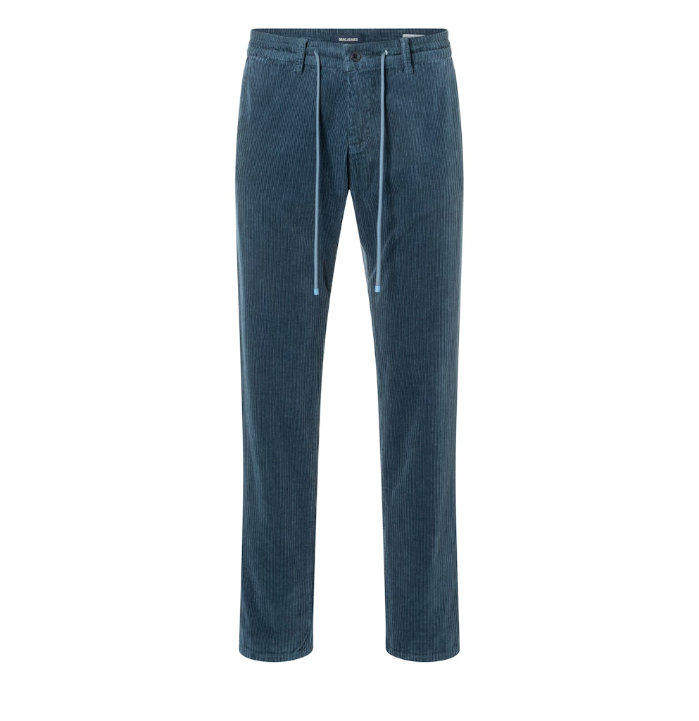 Pedro cord in Petrol Blue by Mac Jeans