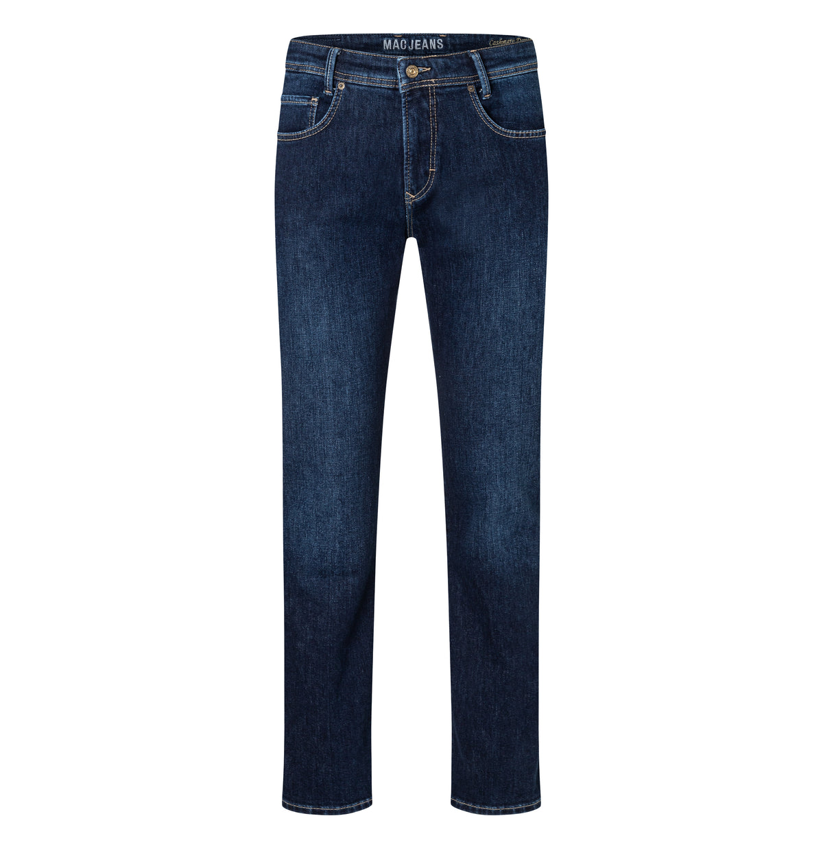 Cashmere Blend Jeans in Dark Blue Wash by MAC