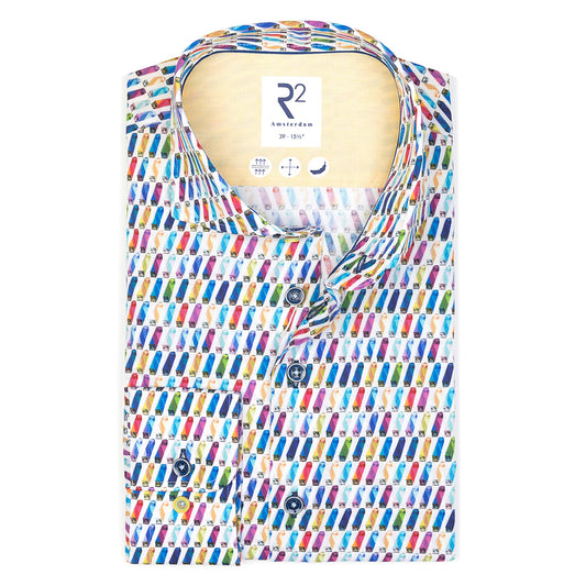 Multicoloured pattern stretch by R2