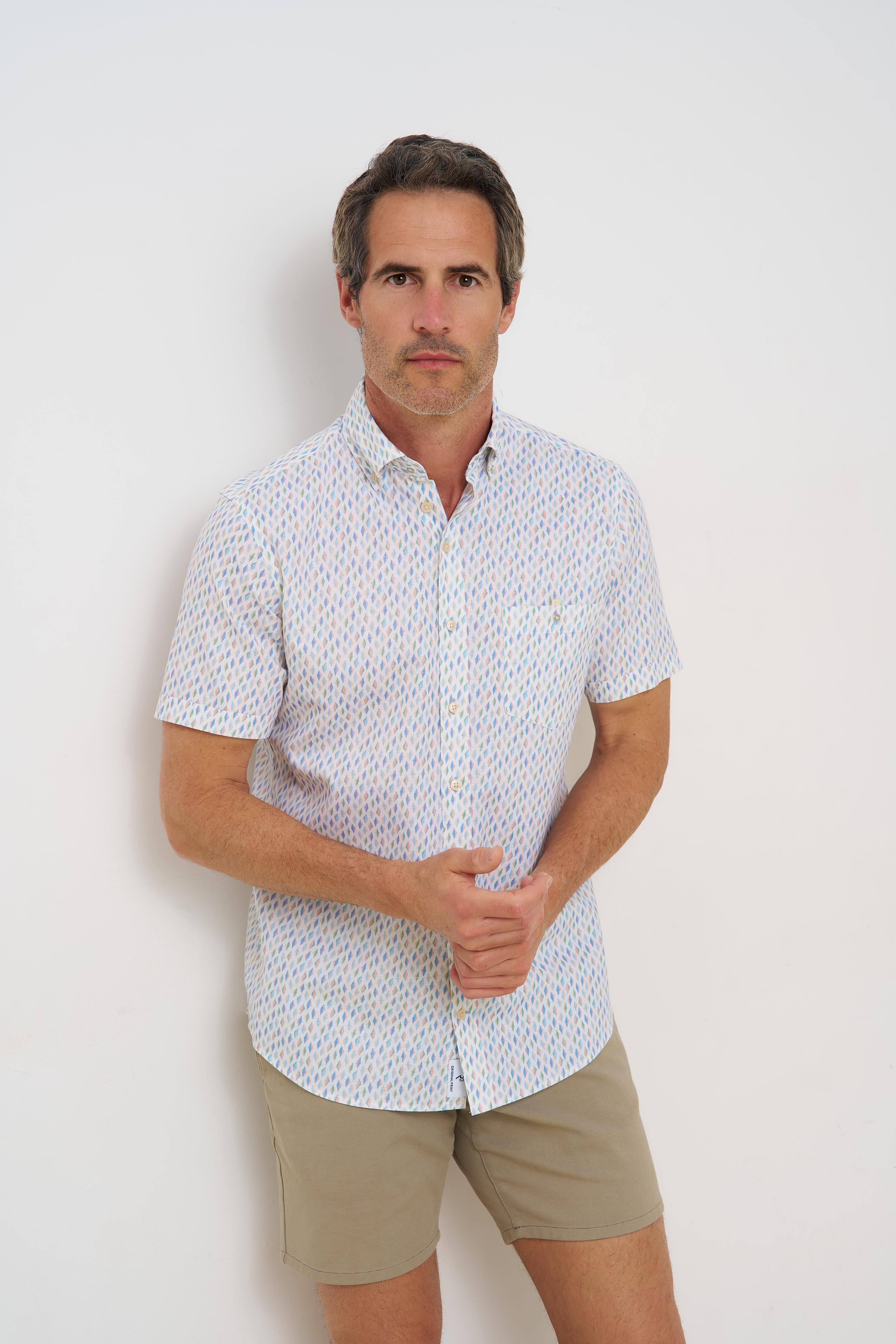 Patterned Short Sleeve by R2