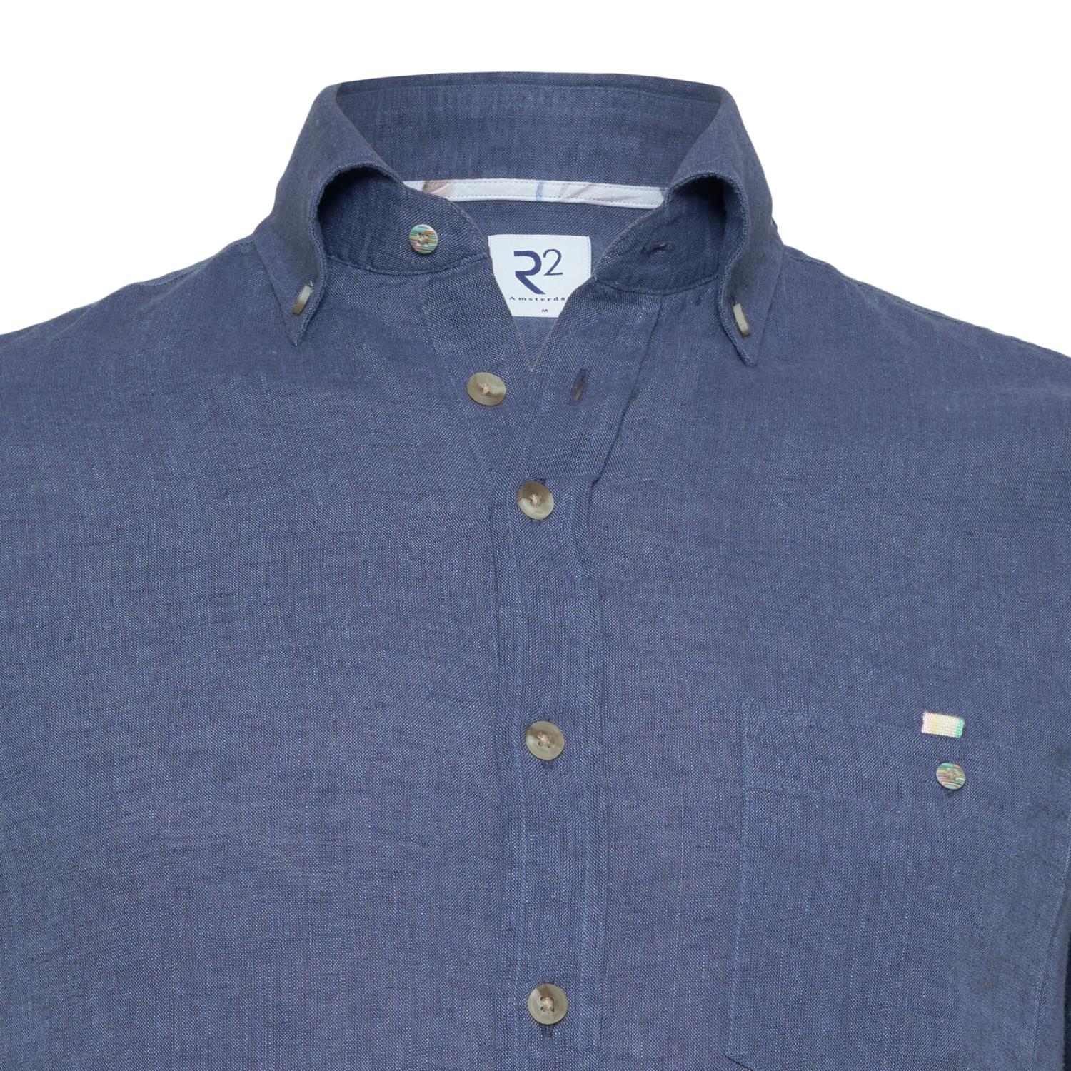Denim Blue Linen Mix by R2