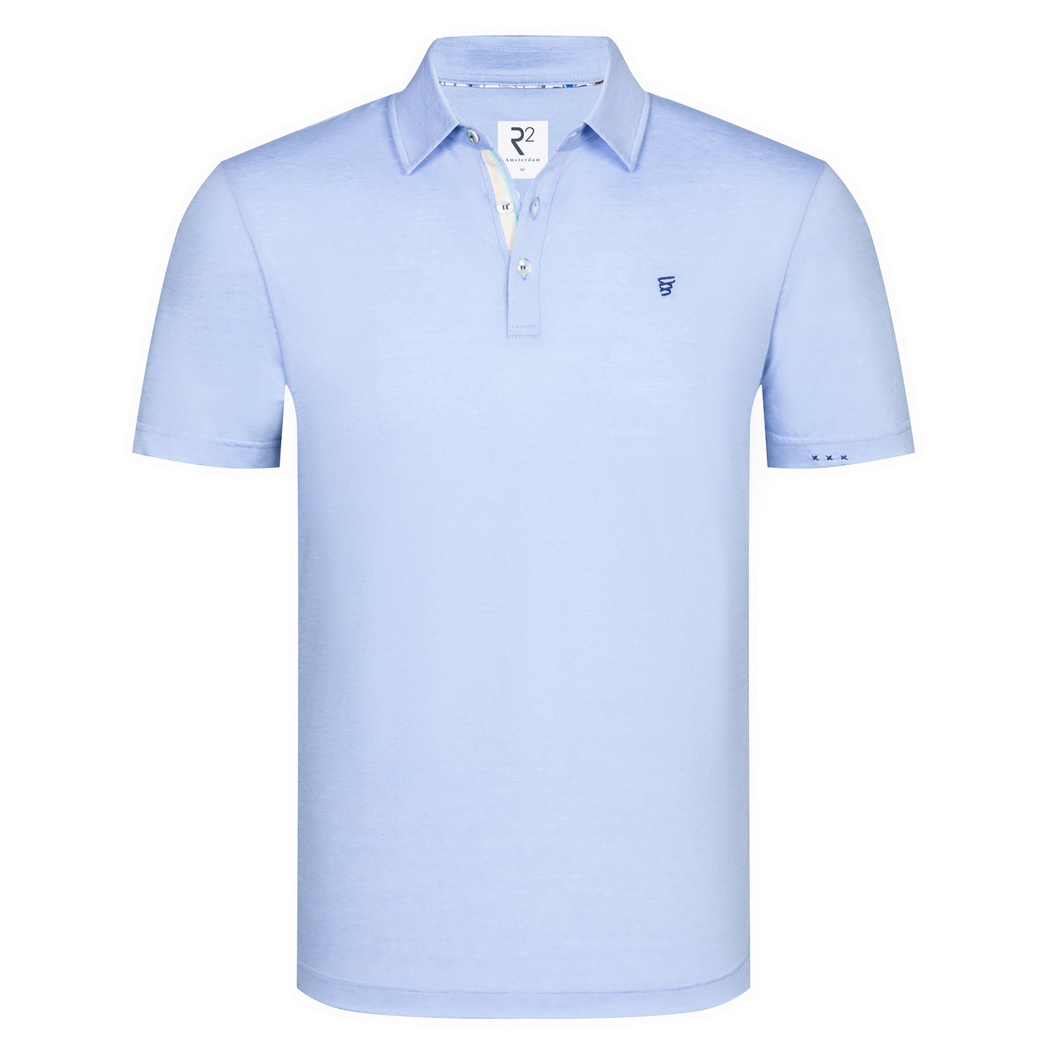 Knitted Cotton Blend in Light Blue by R2