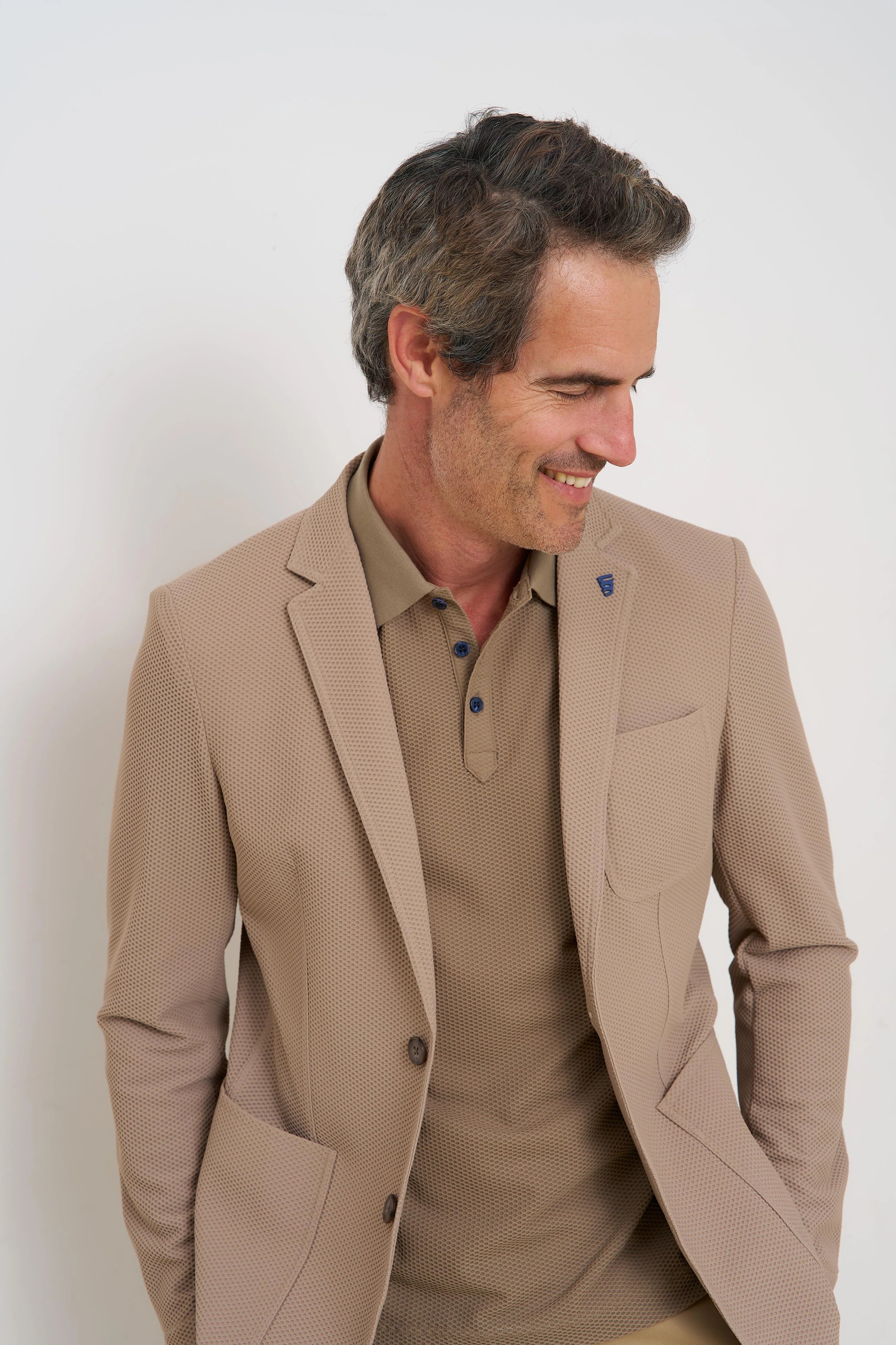 Travel Jacket in Mushroom by R2
