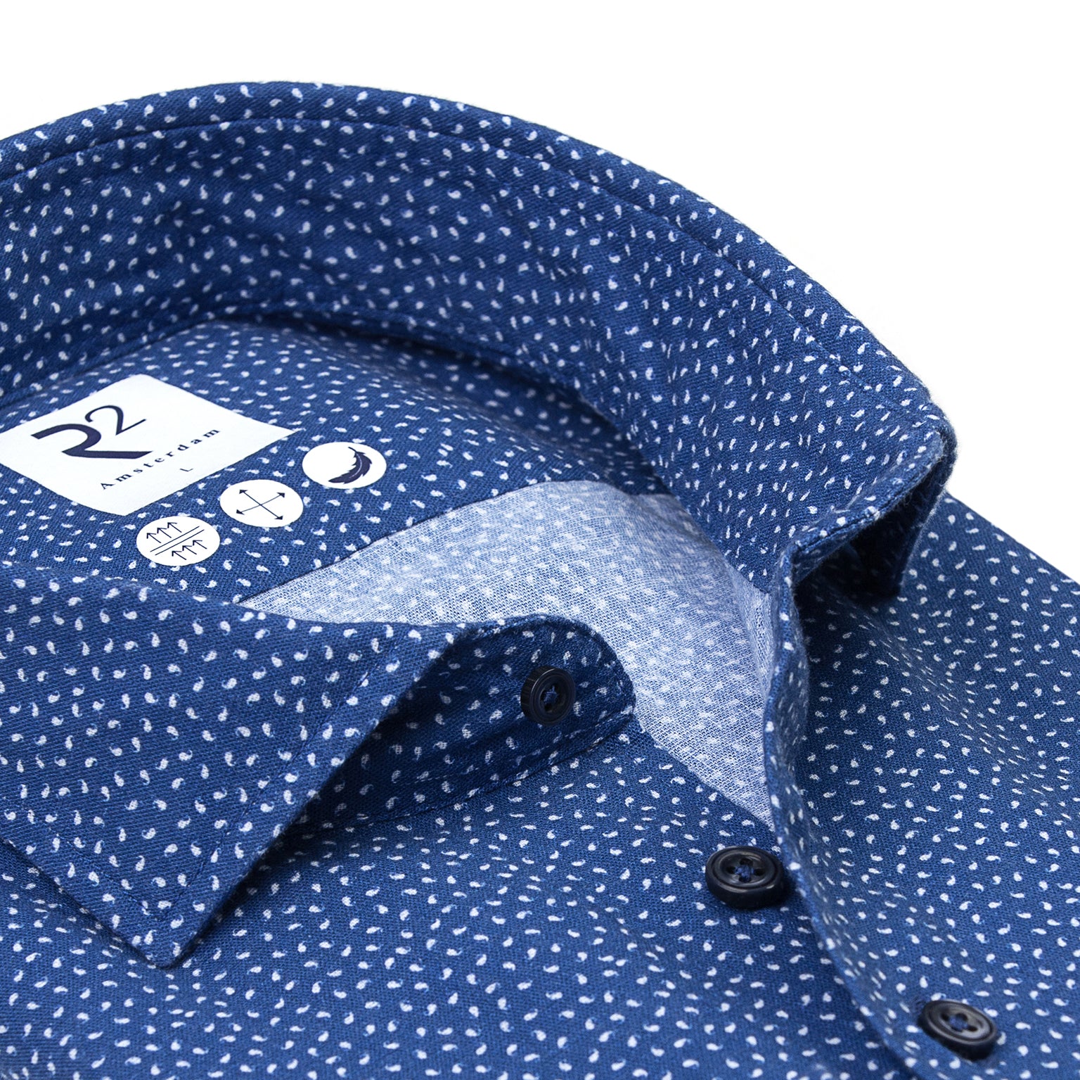 Mini Paisley in Blue by R2