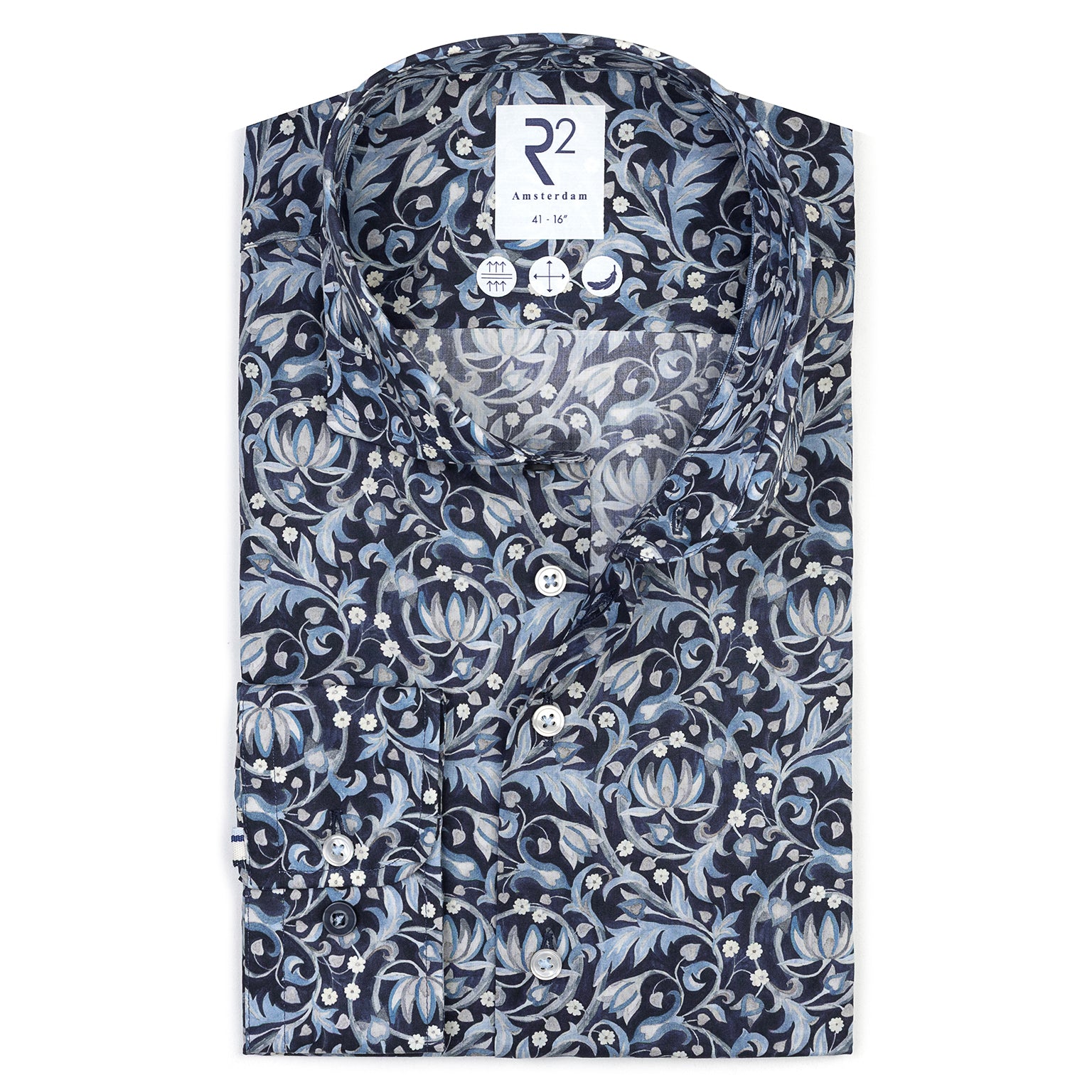 Blue Floral Liberty Fabric by R2