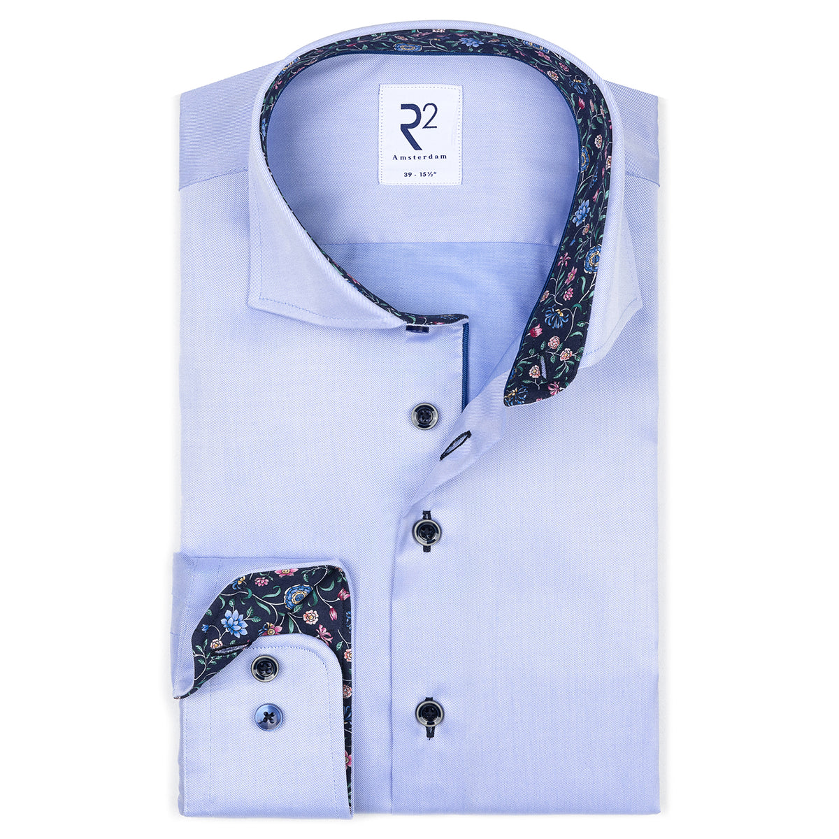 Floral trim in Light Blue by R2