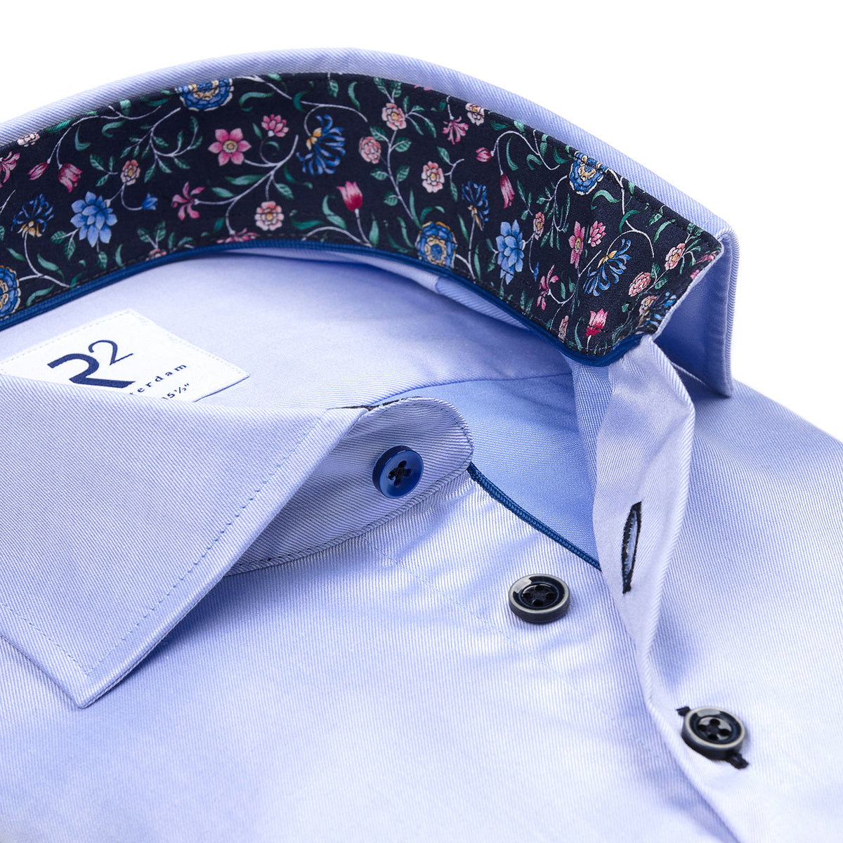 Floral trim in Light Blue by R2