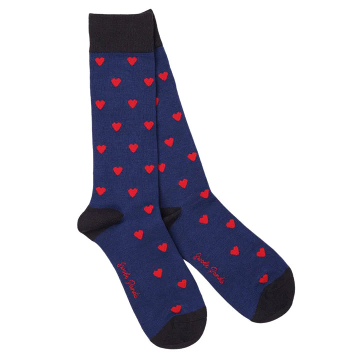 Heart socks by Swole Panda