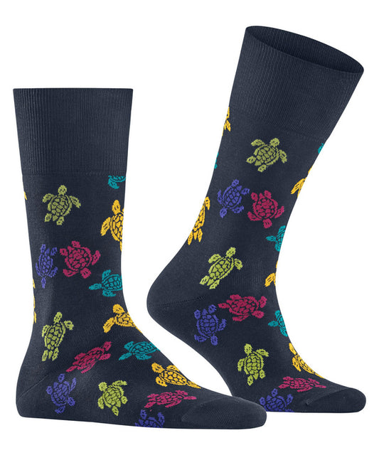 Navy Vilbrequin socks by Falke