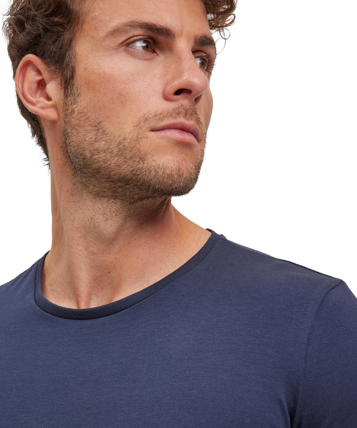 Fitted T-shirt 2 pack in navy by Falke