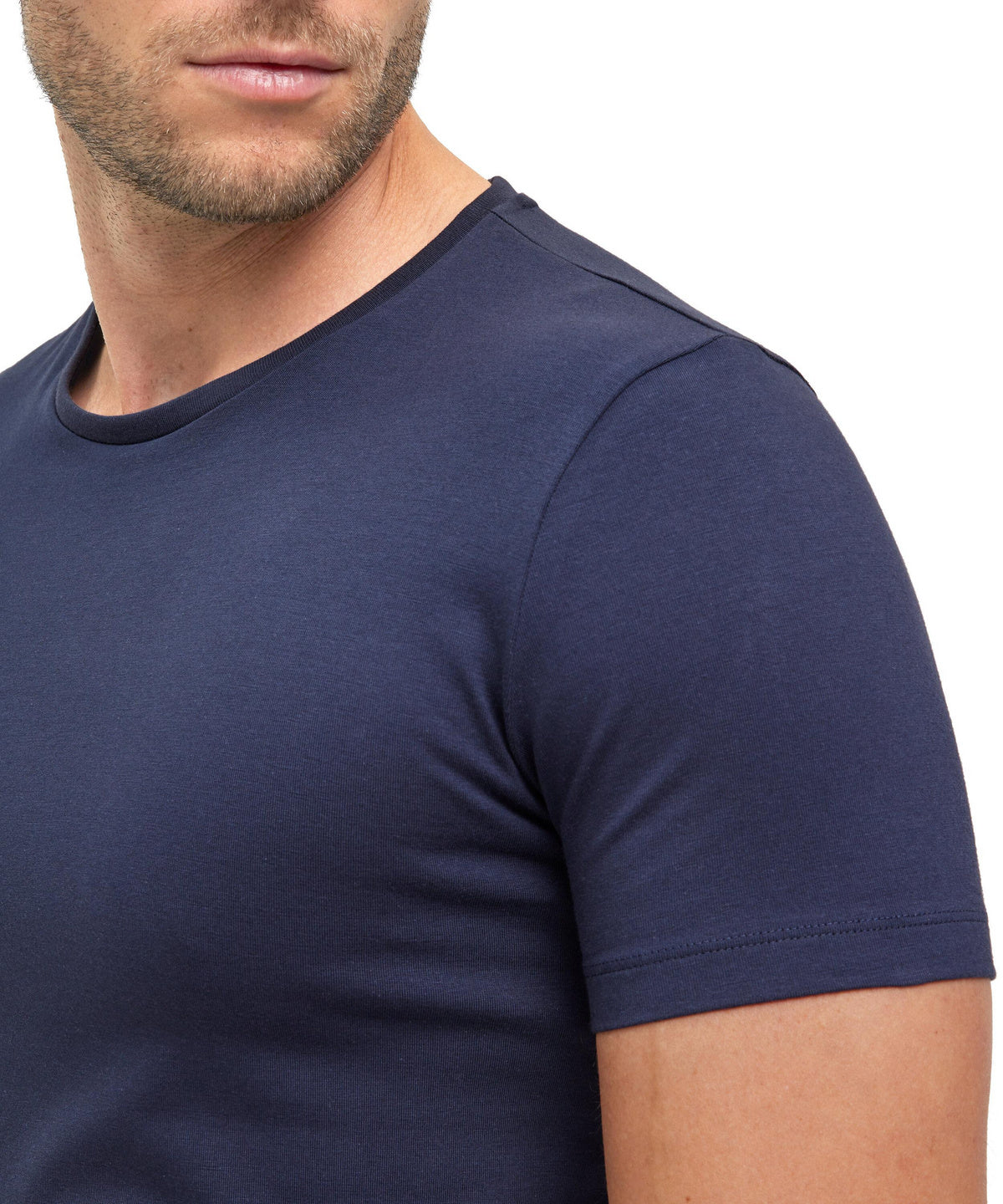 Fitted T-shirt 2 pack in navy by Falke