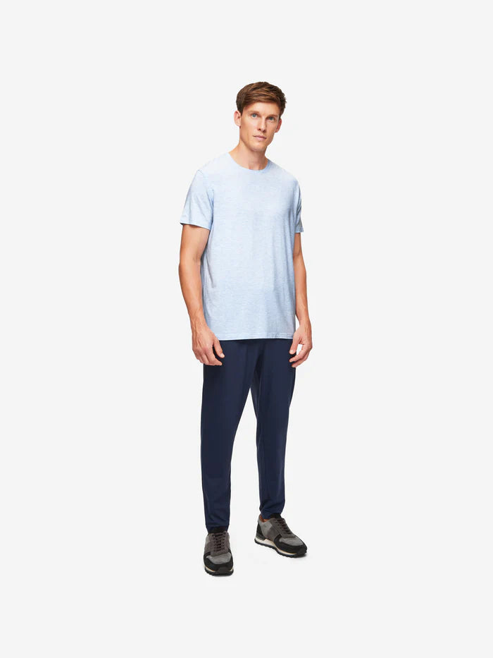 Ethan Micro Modal t-shirt in Blue Marl