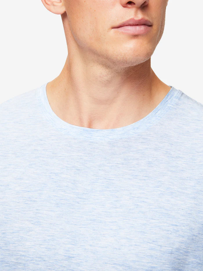 Ethan Micro Modal t-shirt in Blue Marl