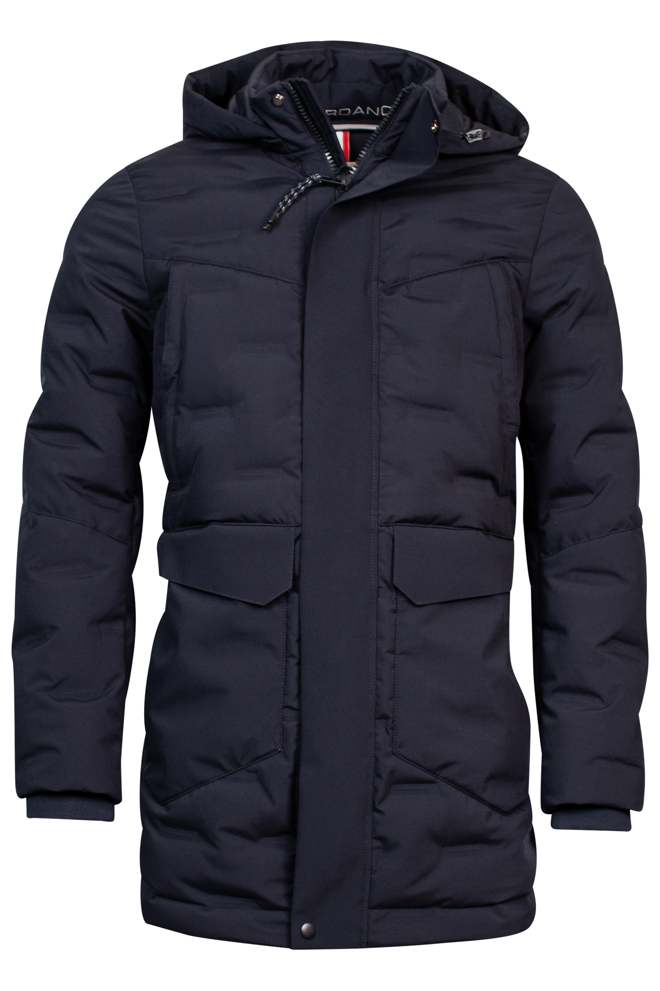 Water and windproof coat in navy by Giordano