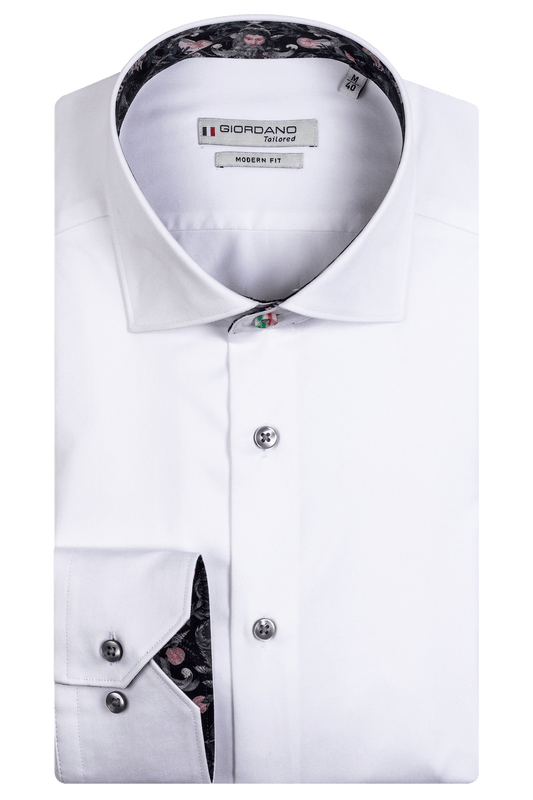 Liberty fabric trim in white by Giordano
