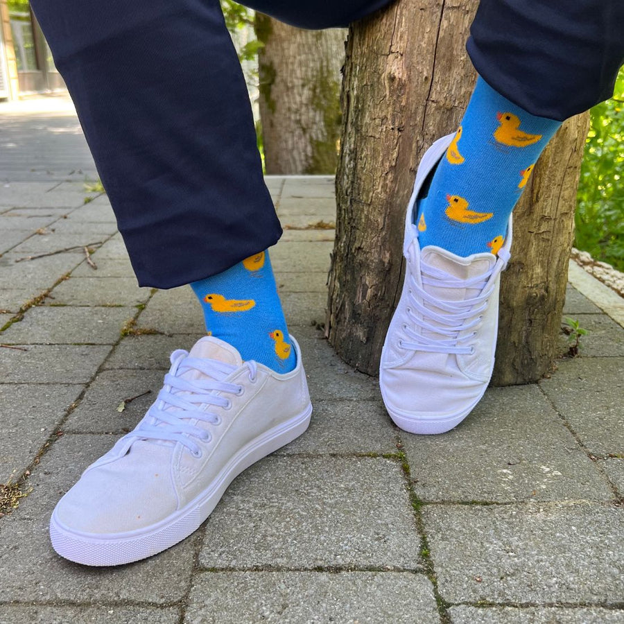 Duckies bamboo socks by Swole Panda