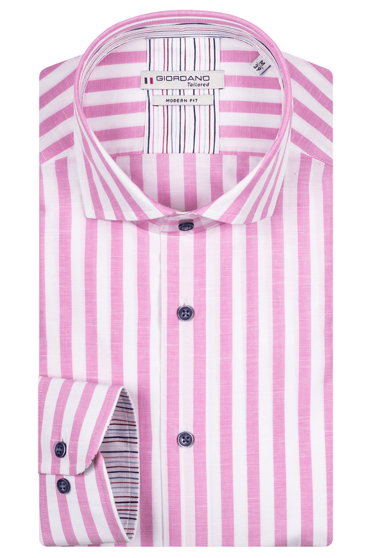 Thick stripes in pink by Giordano