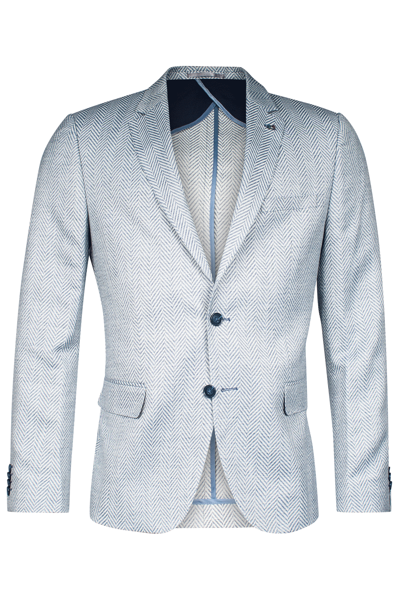 Blue herringbone by Giordano