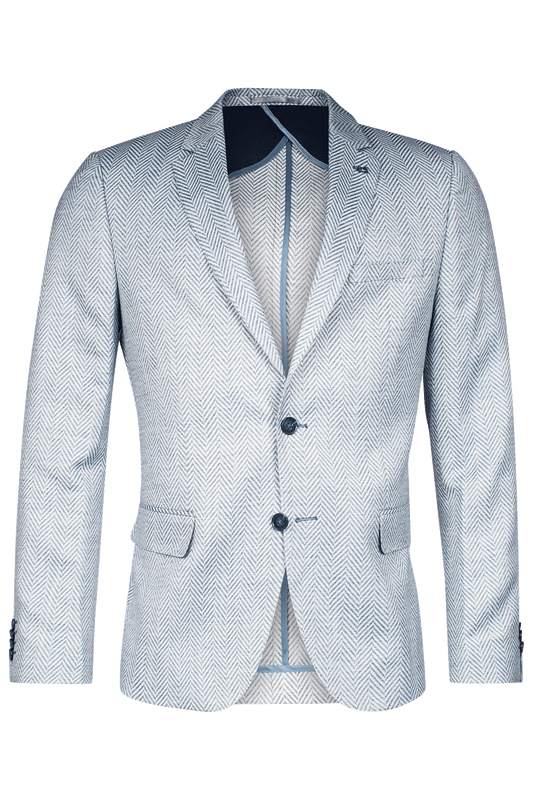 Blue herringbone by Giordano