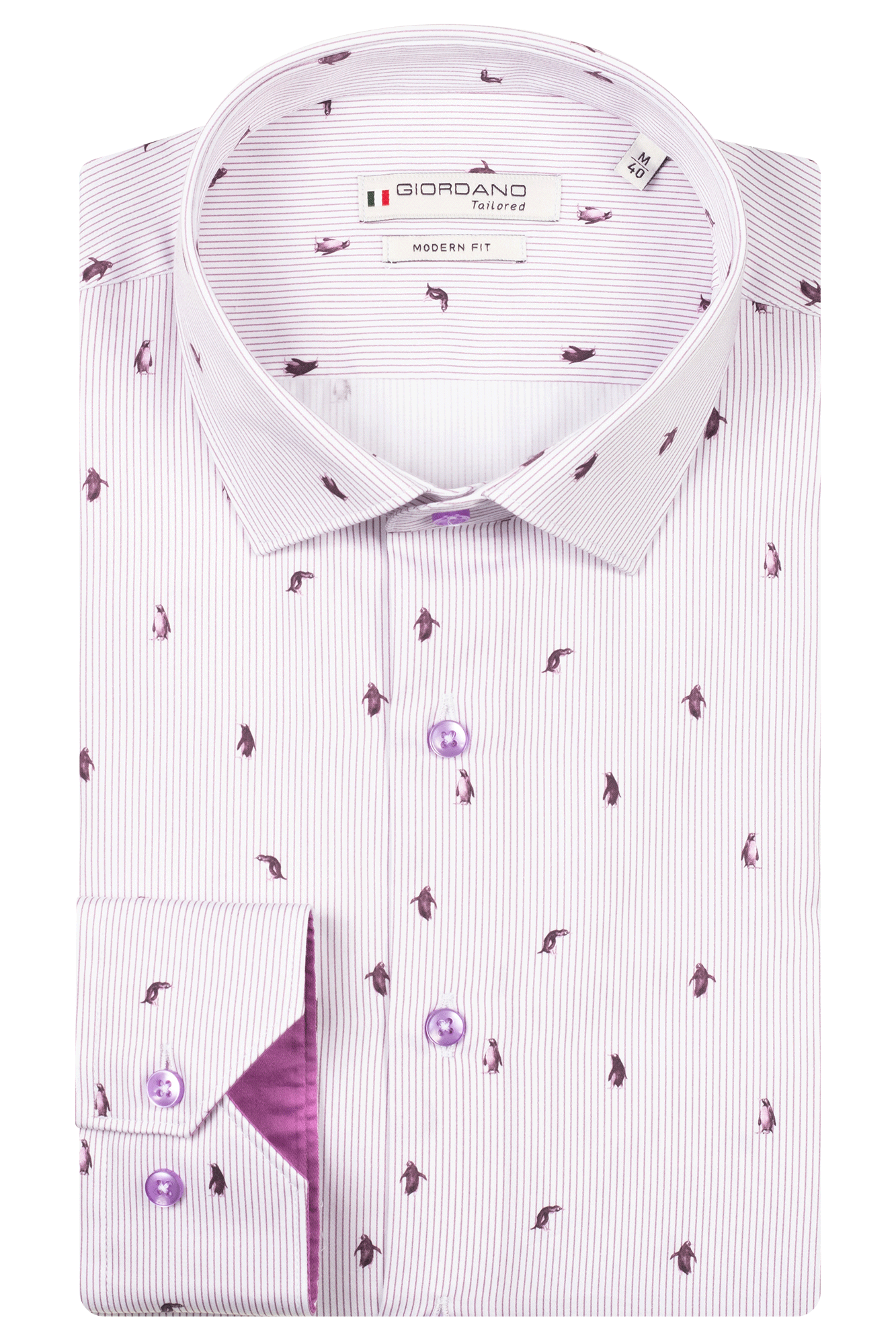 Penguin Dance in mauve by Giordano