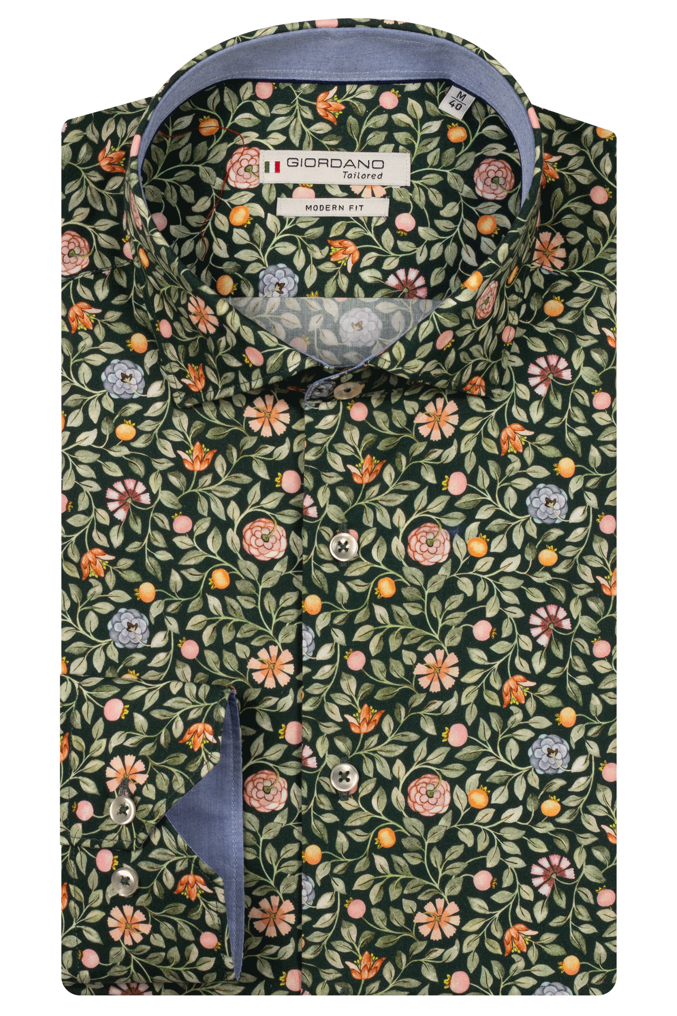 Green Liberty Fabric Floral by Giordano