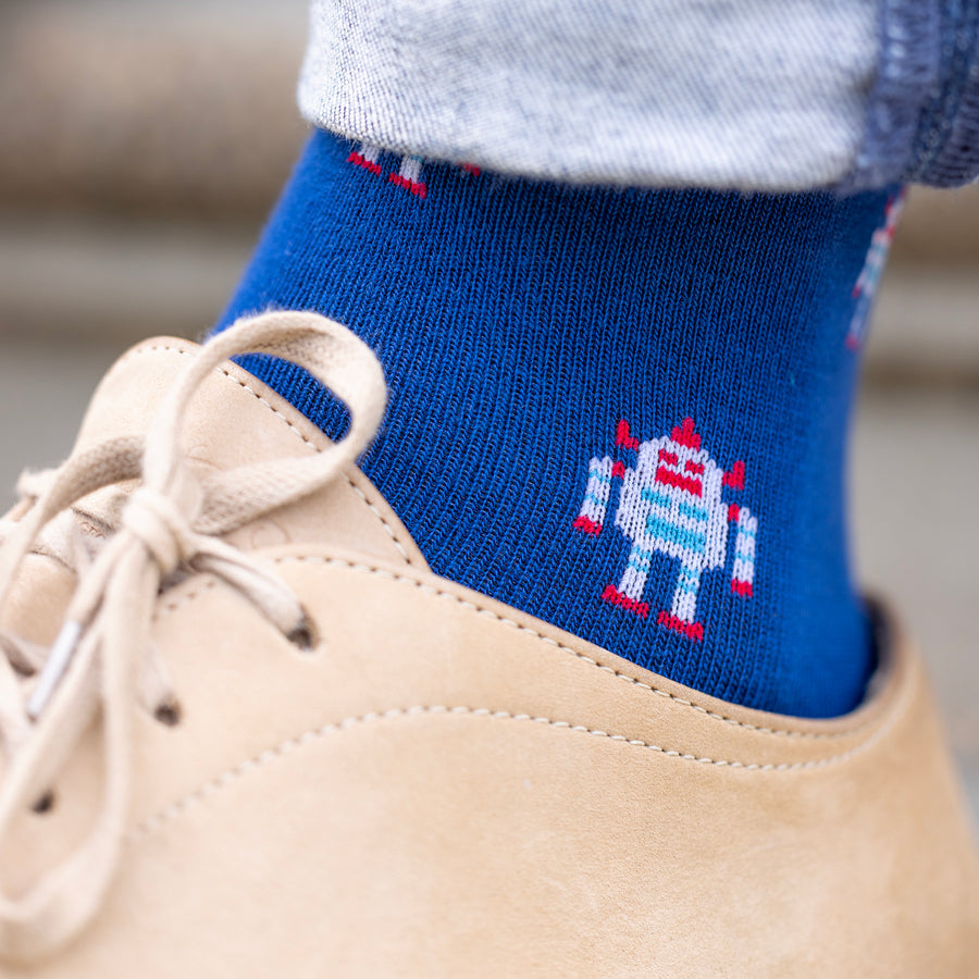 Robot socks by Swole Panda