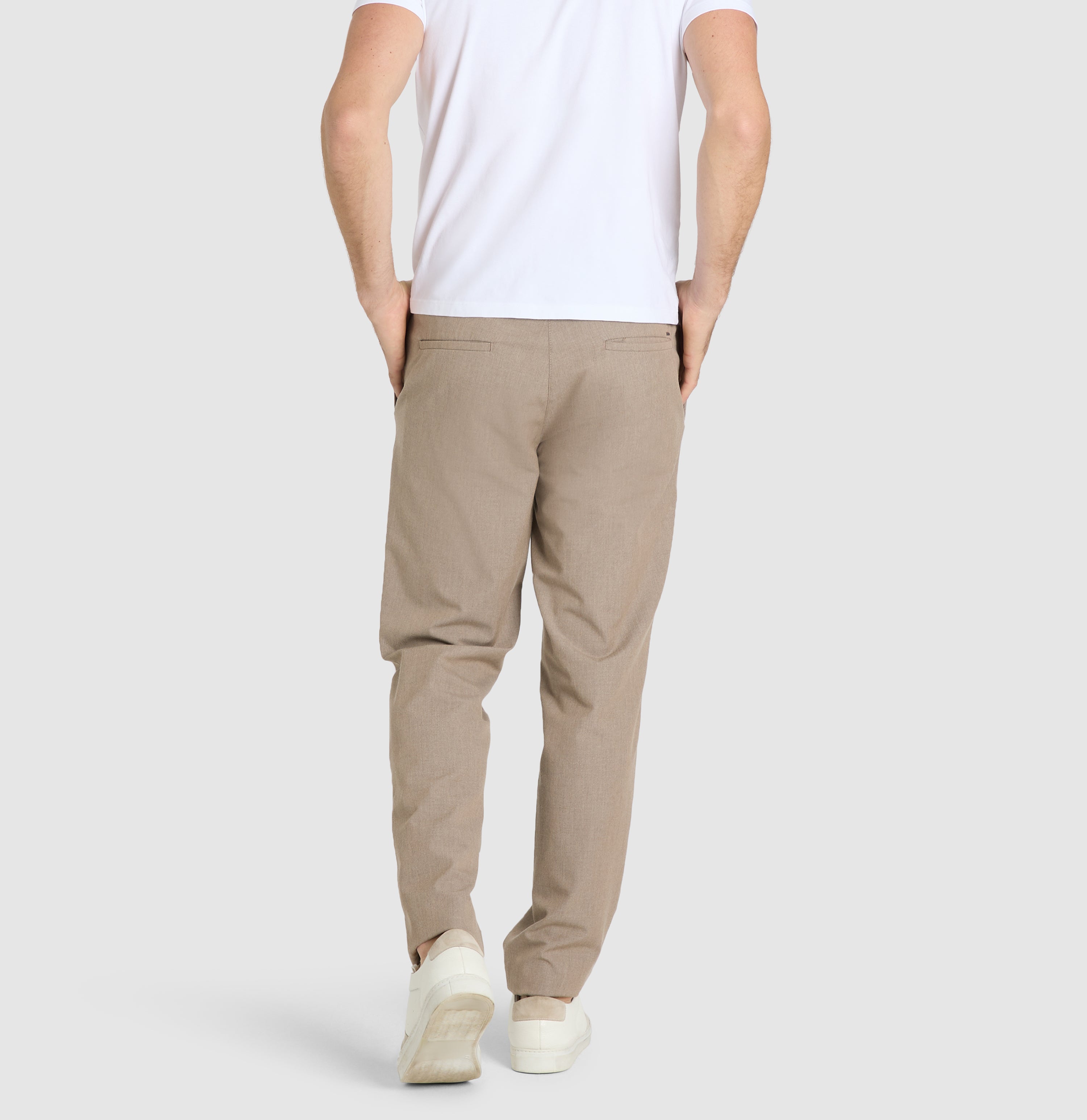 Traveller Pants in Taupe Beige by MAC