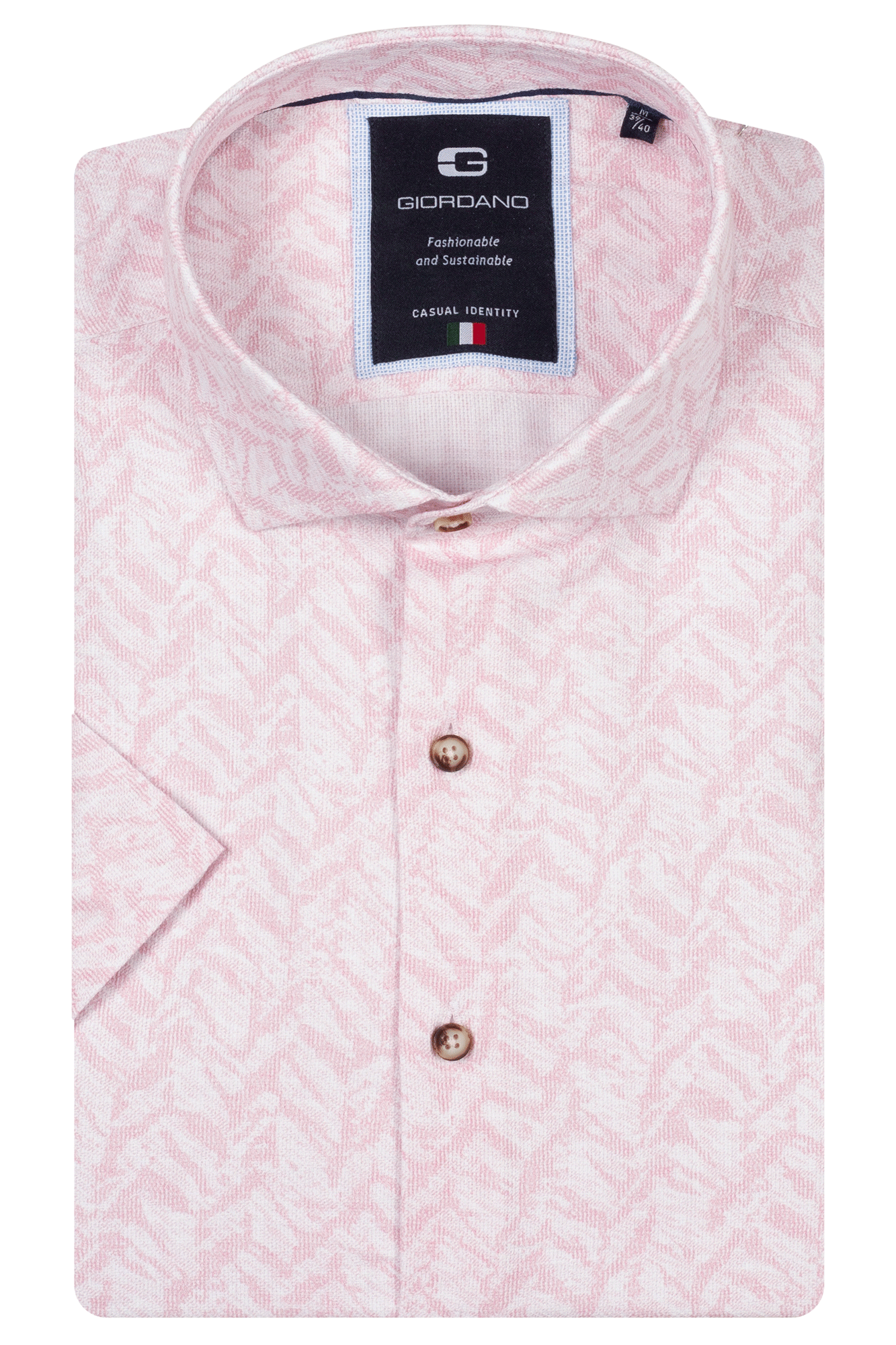 Pastel pink zigzag by Giordano