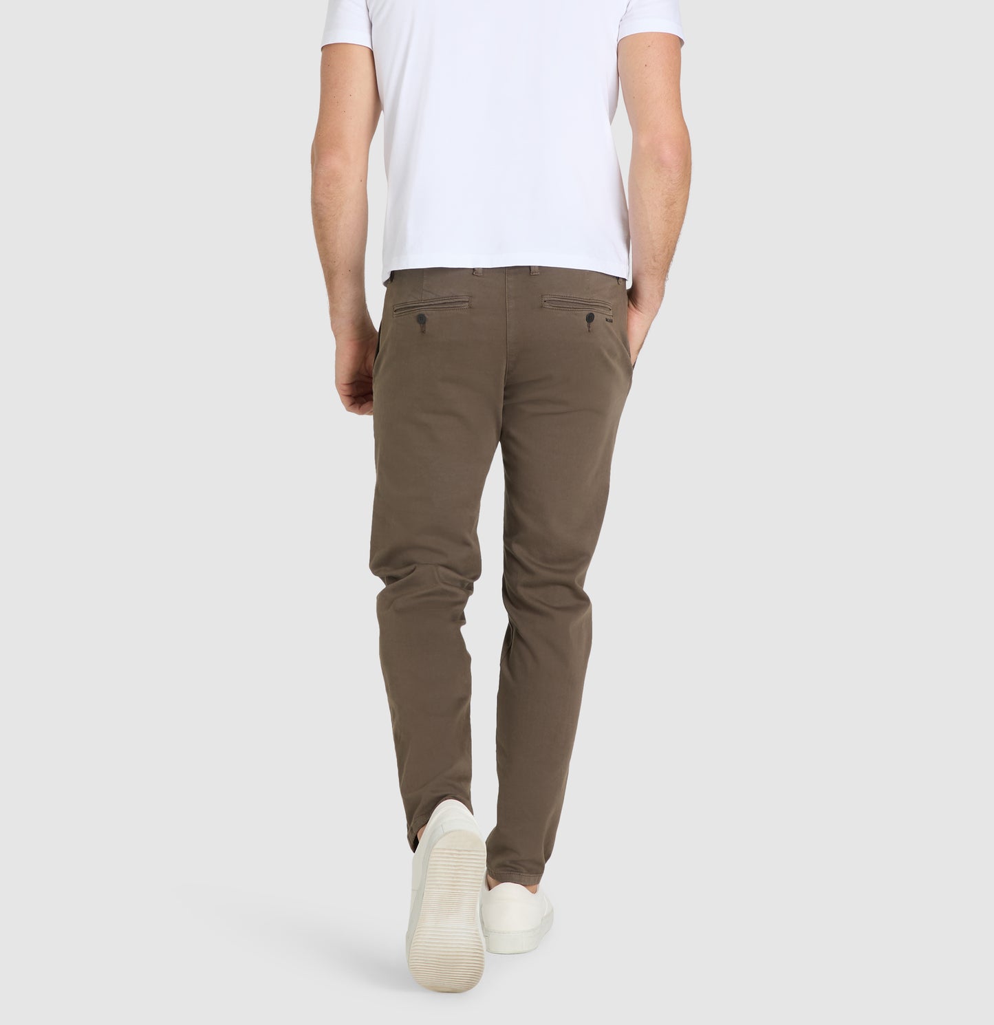 Driver Pants in Chocolate Brown by MAC