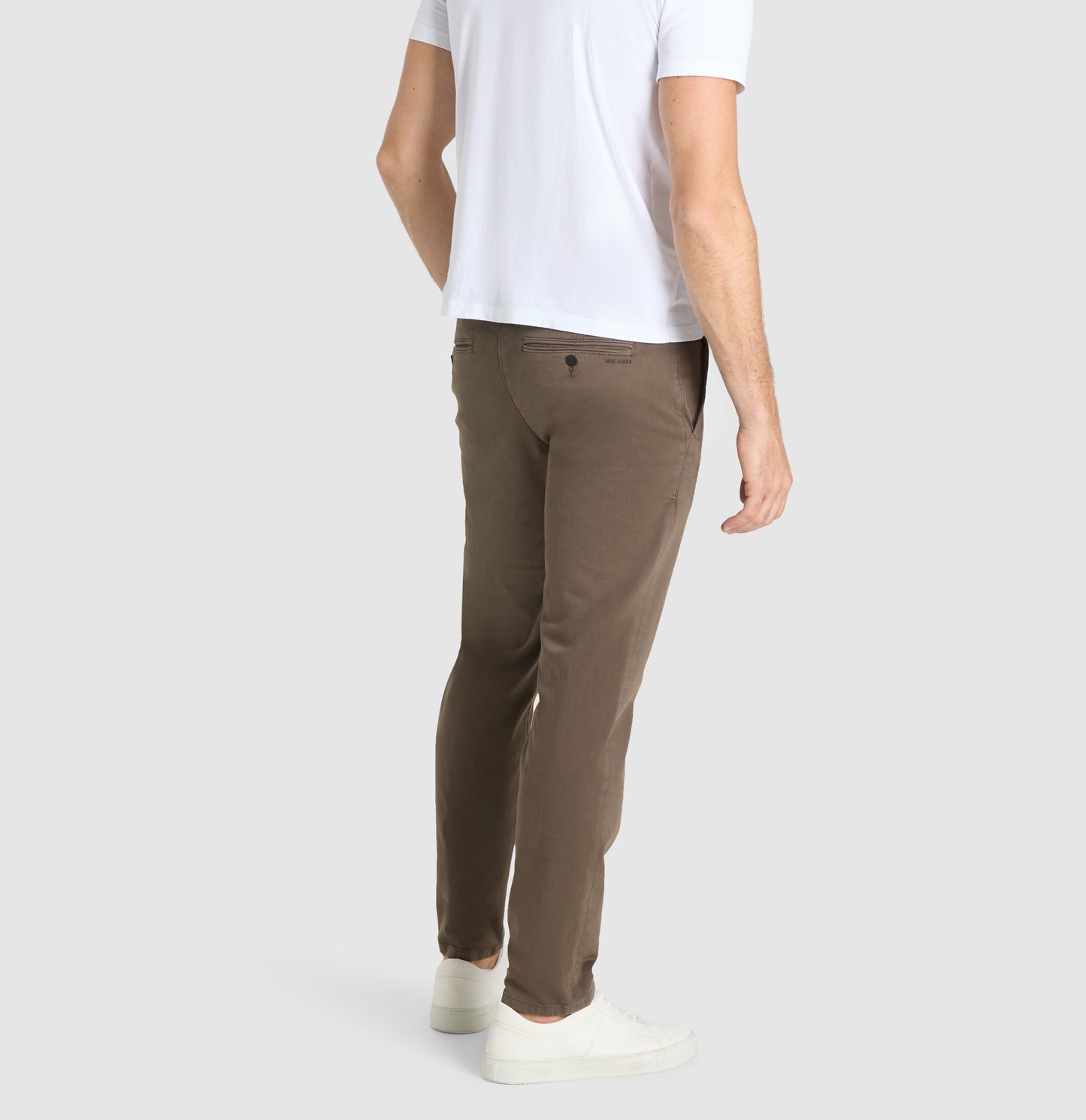 Driver Pants in Chocolate Brown by MAC